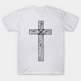 Wooden cross T-Shirt